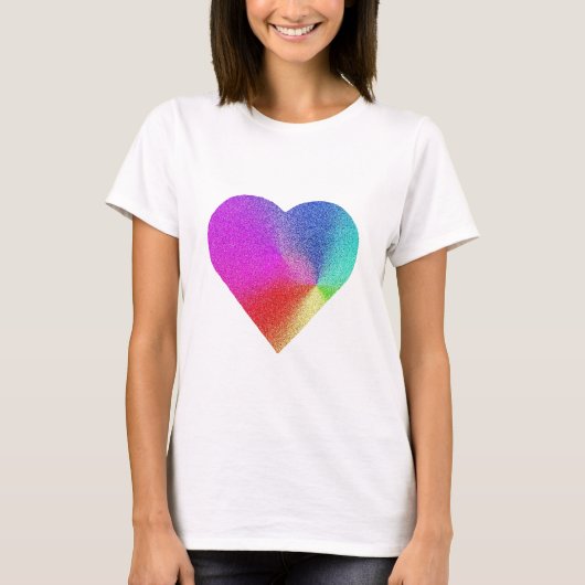Rainbow Heart T-shirt (Voorkant)