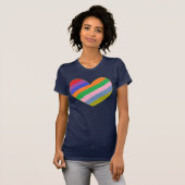 Rainbow Heart T-shirt (Voorkant volledig)