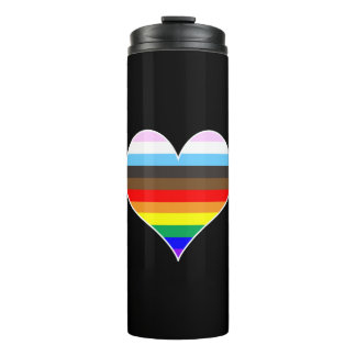 Rainbow Heart Thermosbeker