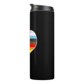 Rainbow Heart Thermosbeker (Geroteerd rechts)