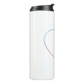 Rainbow heart thermosbeker (Gedraaid links)