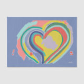 RAINBOW HEART Tissue Paper Tissuepapier (Voorkant)