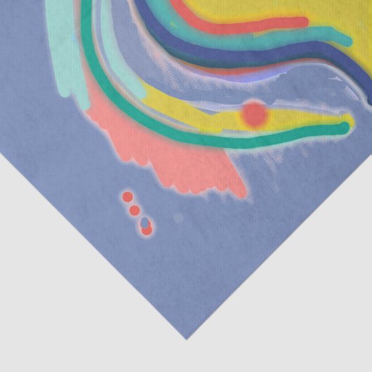 RAINBOW HEART Tissue Paper Tissuepapier (Detail)