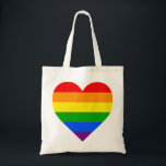 "RAINBOW HEART" TOTE BAG<br><div class="desc">"RAINBOW HEART"-CANVAS TAS</div>