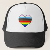 Rainbow Heart Trucker Pet (Voorkant)