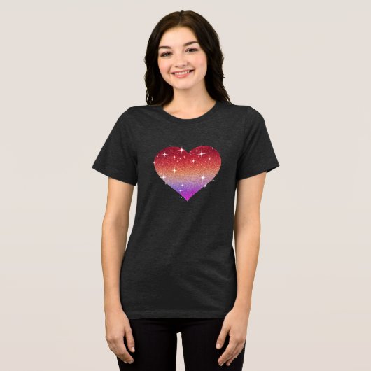 Rainbow Heart Tshirt (Voorkant volledig)