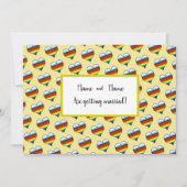 Rainbow Heart-uitnodiging Kaart (Voorkant)