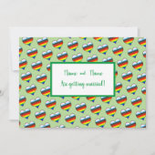 Rainbow Heart-uitnodiging Kaart (Voorkant)