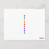 Rainbow Heart Valentijn Briefkaart (Achterkant)