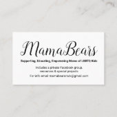 Rainbow Heart Visitekaartje (Achterkant)