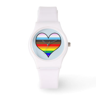 Rainbow Heart Watch Horloge