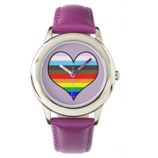 Rainbow Heart Watch Horloge
