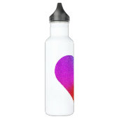 Rainbow Heart Waterfles (Links)
