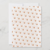 Rainbow Heart Waterverf Wash Geslacht onthullen Kaart (Achterkant)