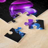 Rainbow Heart Wheel op Black Legpuzzel (Zijkant)