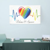 Rainbow Heartbeat | Abstract kribbel Spandoek (Beurs)