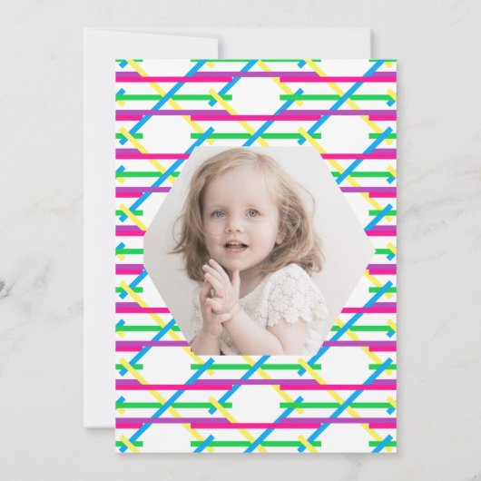 Rainbow Hearts 2e verjaardag Kaart (Achterkant)