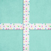 Rainbow Hearts 2e verjaardag Satijnen Lint