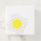 Rainbow Hearts 3e verjaardag Bedankjes Labels (In situ)