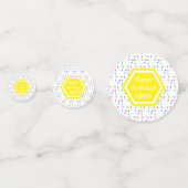 Rainbow Hearts 3e verjaardag Confetti (Voorkanten)