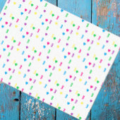 Rainbow Hearts 3e verjaardag Tissuepapier