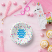 Rainbow Hearts 4e verjaardag Papieren Kommen (Feest)