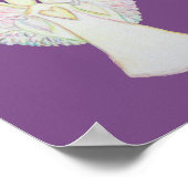 Rainbow Hearts Angel Peace Art Custom Poster (Hoek)