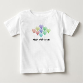 Rainbow Hearts, Baby T-shirt