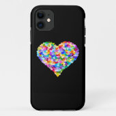Rainbow Hearts Confetti Case-Mate iPhone Case (Achterkant)