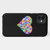 Rainbow Hearts Confetti Case-Mate iPhone Case (Achterkant (horizontaal))