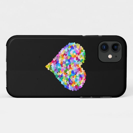 Rainbow Hearts Confetti Case-Mate iPhone Case (Achterkant (horizontaal))