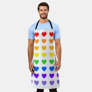 Rainbow Hearts Gay Pride Schort
