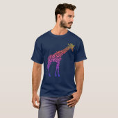 Rainbow Hearts-Giraffe T-shirt (Voorkant volledig)