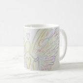 Rainbow Hearts Guardian Angel Coffee Cup of Mok (Voorkant rechts)