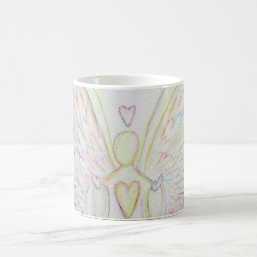 Rainbow Hearts Guardian Angel Coffee Cup of Mok (Center)