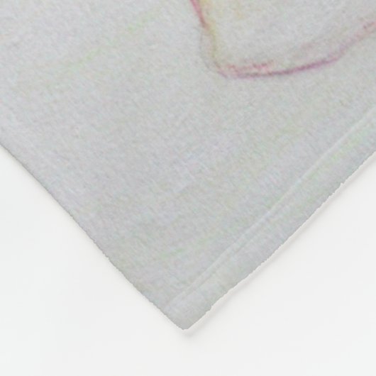 Rainbow Hearts Guardian Angel Fleece Blanket (Hoek)