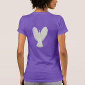 Rainbow Hearts Guardian Custom Art T-Shirt (Achterkant)