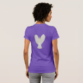 Rainbow Hearts Guardian Custom Art T-Shirt (Achterkant volledig)