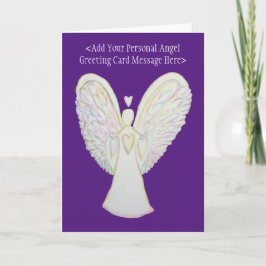 Rainbow Hearts Guardian Custom Note-kaarten Feestdagen Kaart
