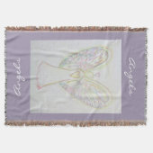Rainbow Hearts Guardian Custom Throw Blanket Deken (Voorkant)