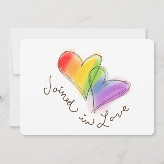 Rainbow Hearts is aangesloten bij Liefde Announeme Aankondiging (Voorkant)