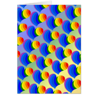 Rainbow Hearts Kaart