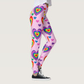 Rainbow hearts leggings (Rechts)