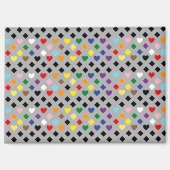 Rainbow Hearts Magneet (Voorkant)