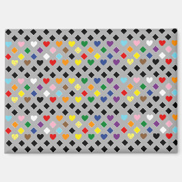 Rainbow Hearts Magneet