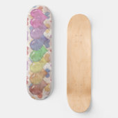 Rainbow Hearts Meisjes Skatedeck Persoonlijk Skateboard (Voorkant)