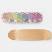 Rainbow Hearts Meisjes Skatedeck Persoonlijk Skateboard (Horizontaal)