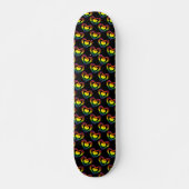 Rainbow Hearts Patroon Gay Pride LGBTQ Persoonlijk Skateboard (Voorkant)