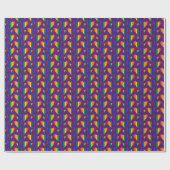 Rainbow Hearts Pattern Cadeaupapier (Vlak)