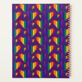 Rainbow Hearts Pattern Planner (Achterkant)